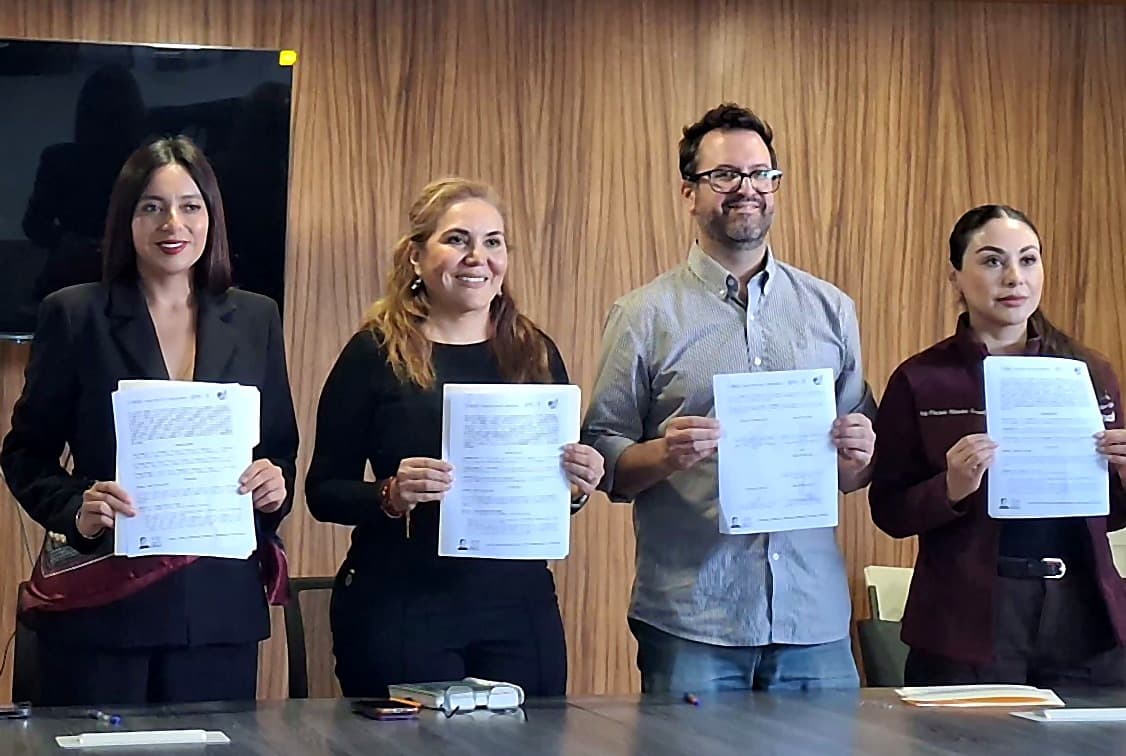 Firma de la carta de intención con SEDATU, SEMARNAT, Gobierno del Estado y Ayuntamiento de San Quintín.